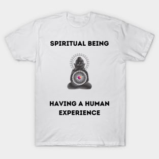 Spiritual being having a human experience T-Shirt